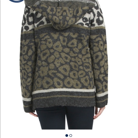 🌹🌹 leopard print hoodie size Large New - Picture 2 of 5